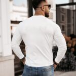 Bluzka longsleeve klasyczna męska Honor Ola Voga ecru