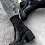 Botki skarpety Rock Ureda czarne