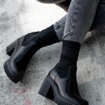 Botki skarpety Rock Ureda czarne