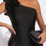 Sukienka połyskująca NB Canti czarna