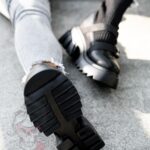 Workery skarpety Rock Labels czarne