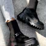 Workery skarpety Rock Labels czarne