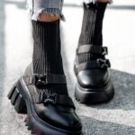 Workery skarpety Rock Labels czarne