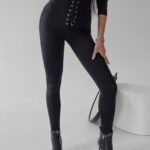 PREORDER Legginsy z wiązaniem Gianna Ola Voga czarne