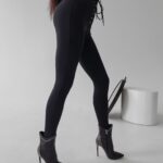 PREORDER Legginsy z wiązaniem Gianna Ola Voga czarne