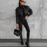 Kurtka przejściowa puchowa Lora Ola Voga czarna