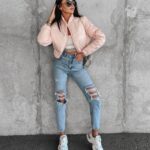 Kurtka przejściowa puchowa Lora Ola Voga beżowa