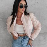 Kurtka przejściowa puchowa Lora Ola Voga beżowa