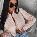 Kurtka przejściowa puchowa Lora Ola Voga beżowa