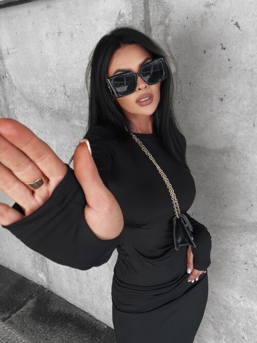 Sukienka dopasowana elastyczna Kamari Ola Voga czarna