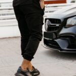 Spodnie męskie z kieszeniami Cobie Ola Voga czarne