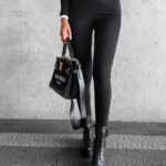 Legginsy modelujące z kokardą Bow Ola Voga czarne