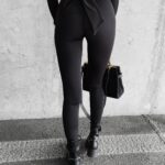 Legginsy modelujące z kokardą Bow Ola Voga czarne