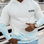 Bluza męska kangurka Fuzzy Ola Voga ecru