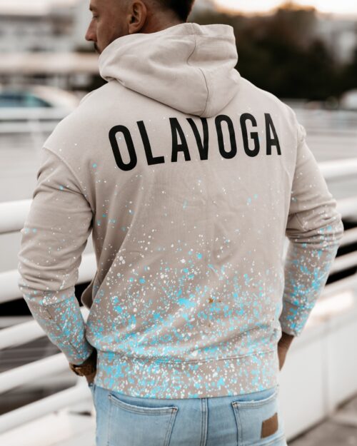 Bluza męska kangurka Fuzzy Ola Voga beżowa