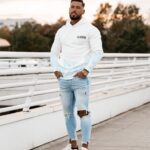 Bluza męska kangurka Fuzzy Ola Voga ecru