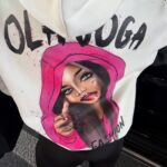 Bluza bawełniana z nadrukiem Bunny Ola Voga ecru