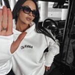 Bluza bawełniana z nadrukiem Bunny Ola Voga ecru