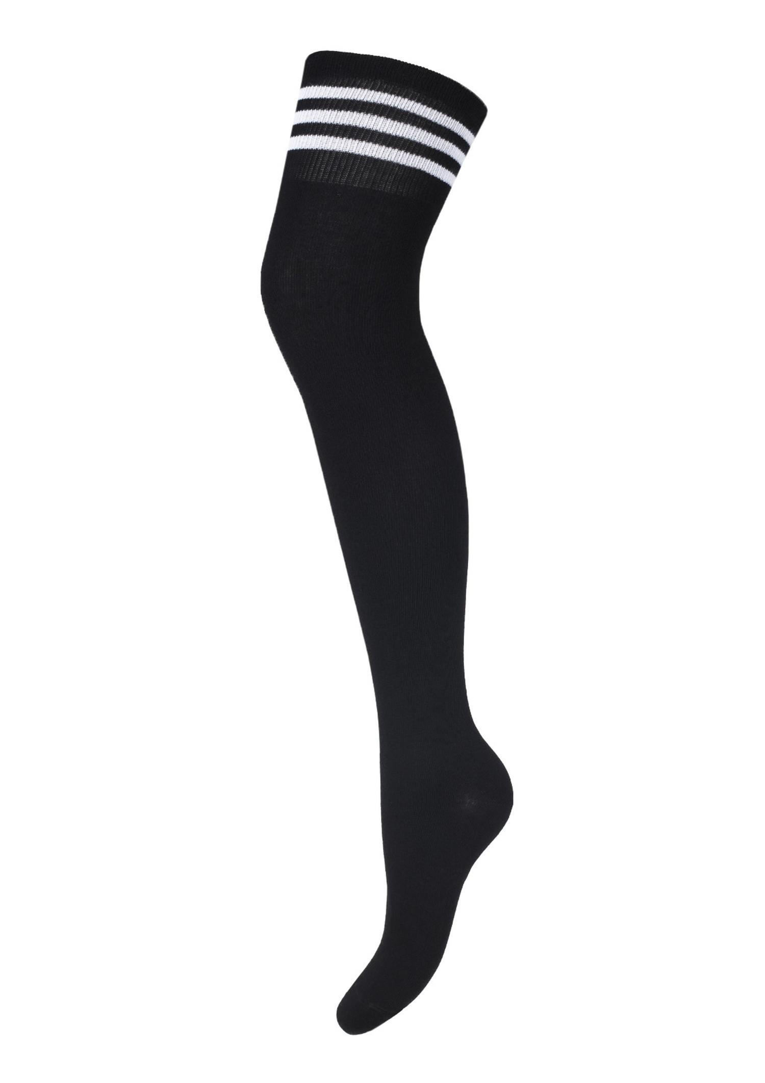 Zakolanówki sportowe ze ściągaczem czarne