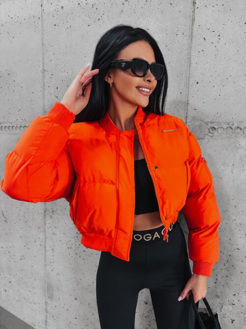 Kurtka pikowana Phonix Ola Voga pomarańczowa
