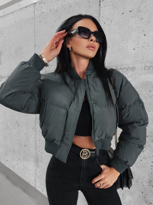 Kurtka pikowana Phonix Ola Voga grafitowa