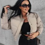 Kurtka pikowana Phonix Ola Voga beżowa