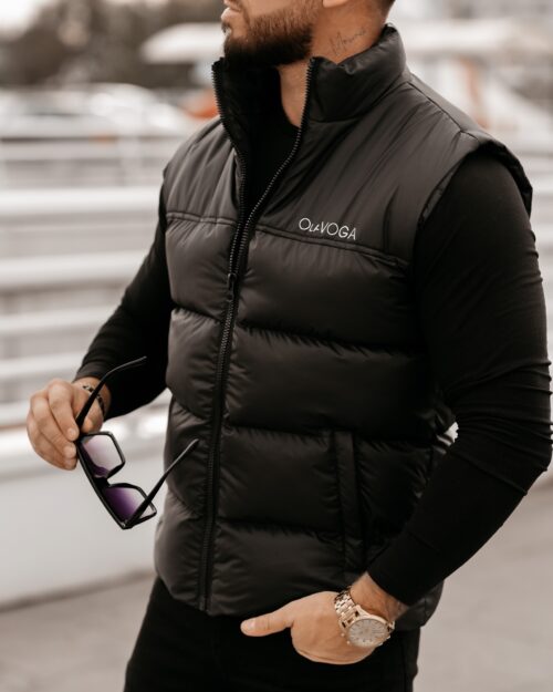 Bezrękawnik męski klasyczny Dill Ola Voga czarny