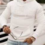 Bluza hoodie męska kangurka Onyx Ola Voga ecru
