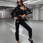 Top sweterkowy Kizzy Ola Voga czarny