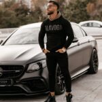 Bluza męska z kapturem Fern Ola Voga czarna