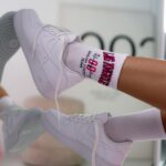 Skarpetki damskie sportowe Los Angeles białe