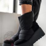 Botki koturny Madam Bambi czarne