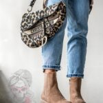 Botki koturny Madam Elins j.karmelowe