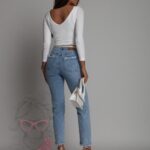 Bluzka klasyczna Bore biała