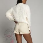 Sweterek włochaty Bister ecru