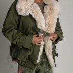 Kurtka z futrem Jaker khaki