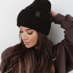 Czapka wywijana Ola Voga Warm Autumn czarna
