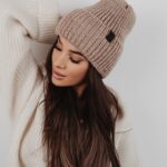 Czapka wywijana Ola Voga Warm Autumn beżowa