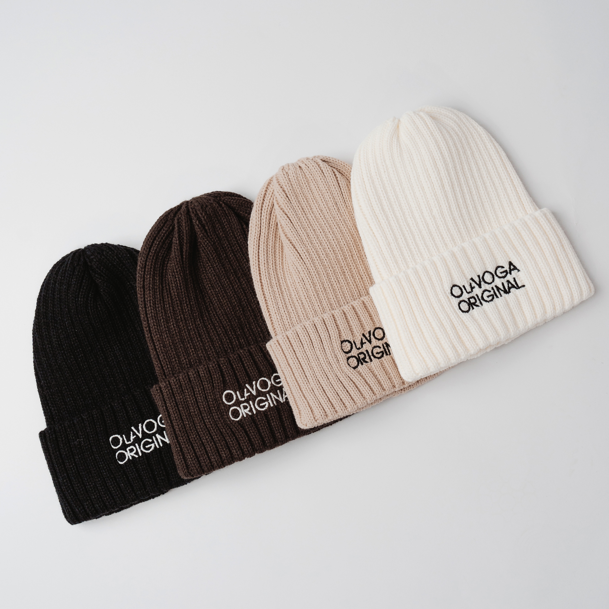 Czapka klasyczna z haftem Ola Voga Original brązowa