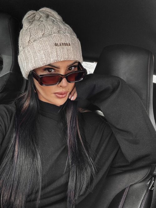 Czapka damska zimowa Gambi Ola Voga beżowa