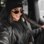 Czapka beanie prążkowana Cyndi Ola Voga czarna