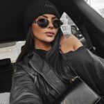 Czapka beanie prążkowana Cyndi Ola Voga czarna