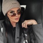 Czapka beanie prążkowana Cyndi Ola Voga beżowa