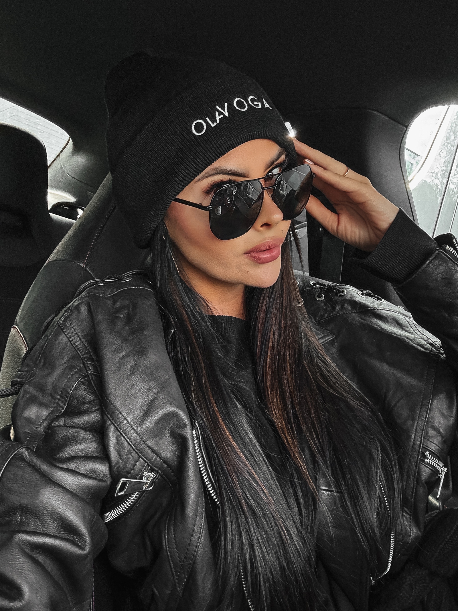 Czapka dzianinowa beanie Joel Ola Voga czarna Czapka dzianinowa beanie Joel Ola Voga czarna