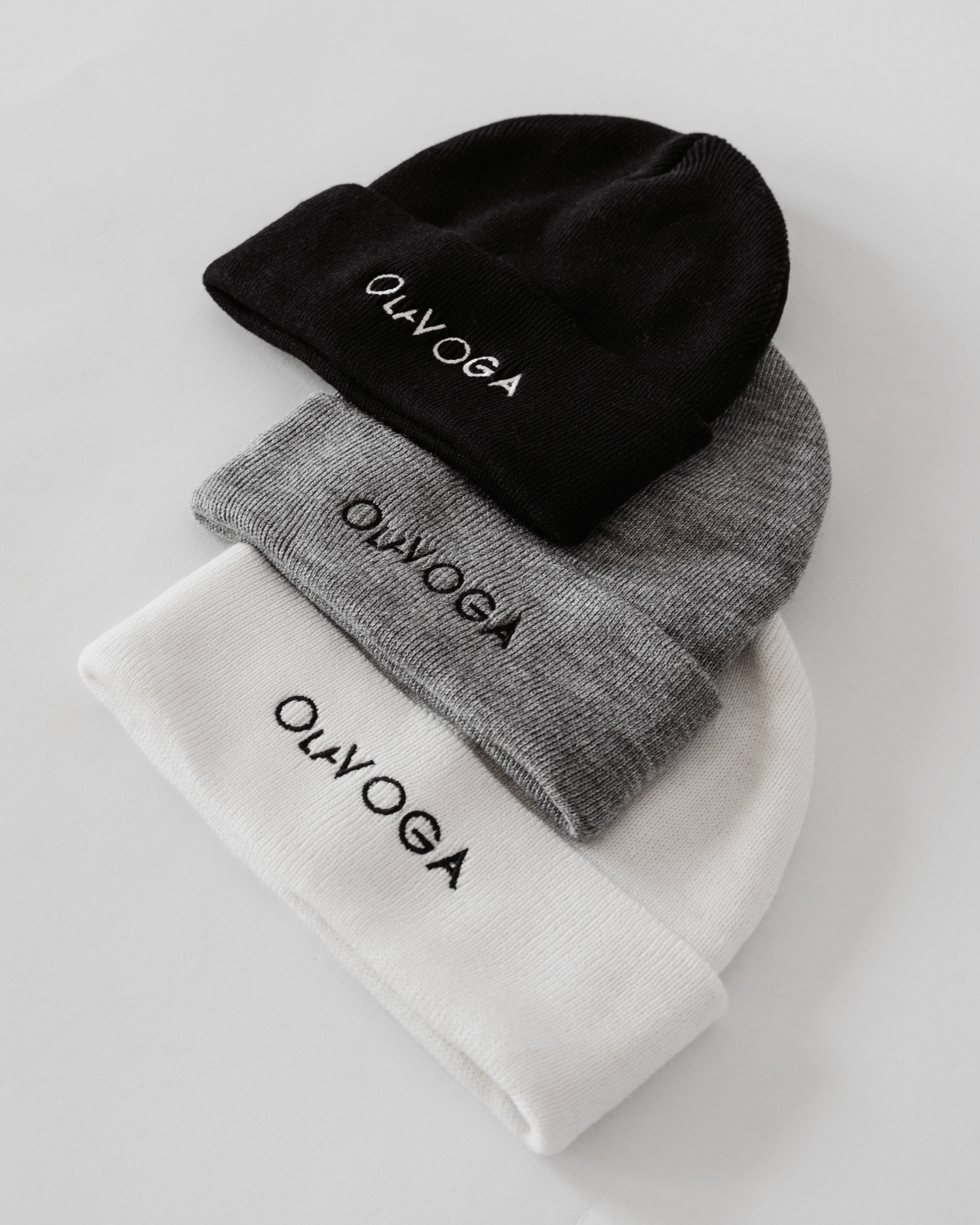 Czapka dzianinowa beanie Joel Ola Voga ecru