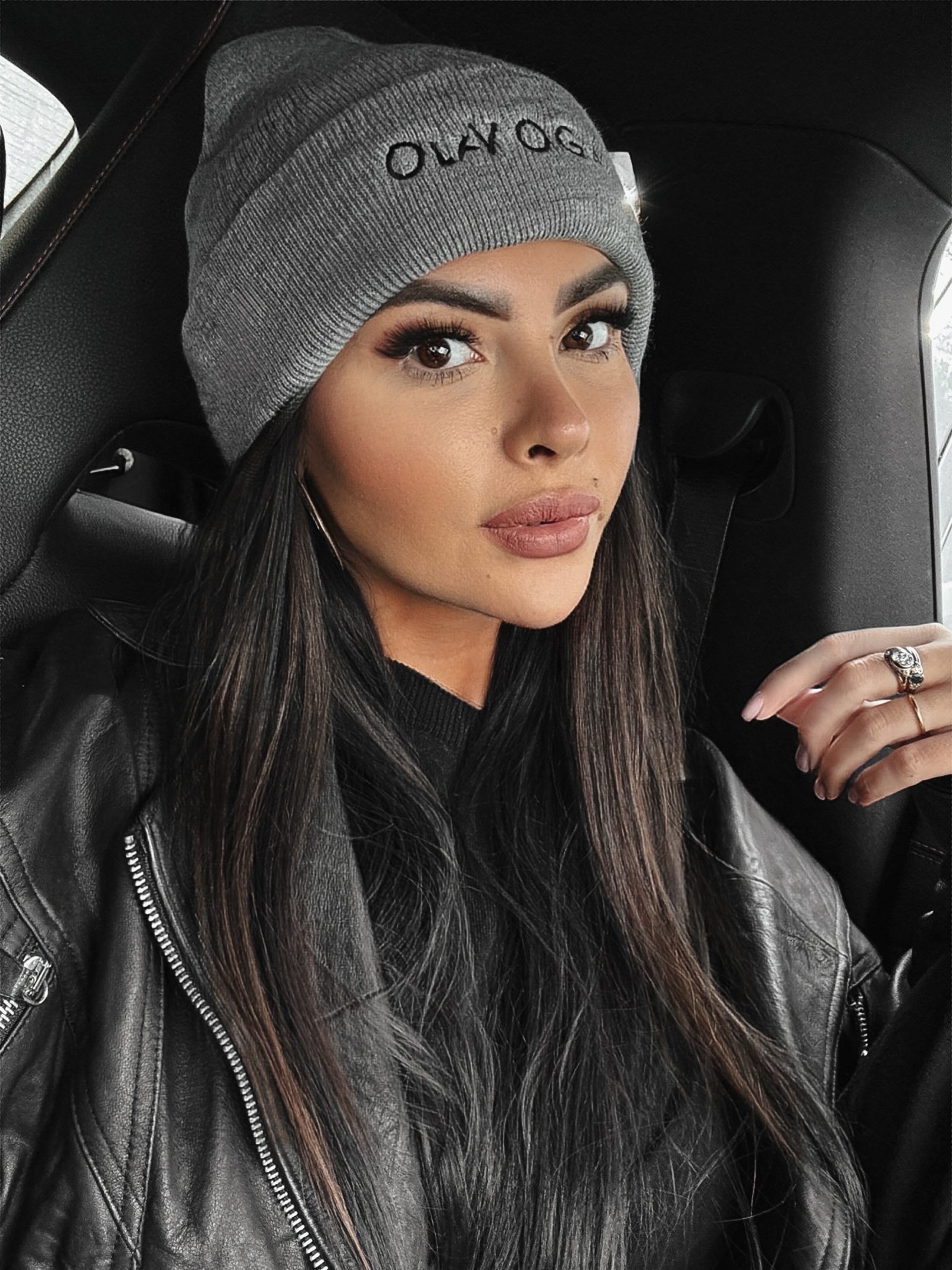 Czapka dzianinowa beanie Joel Ola Voga szara