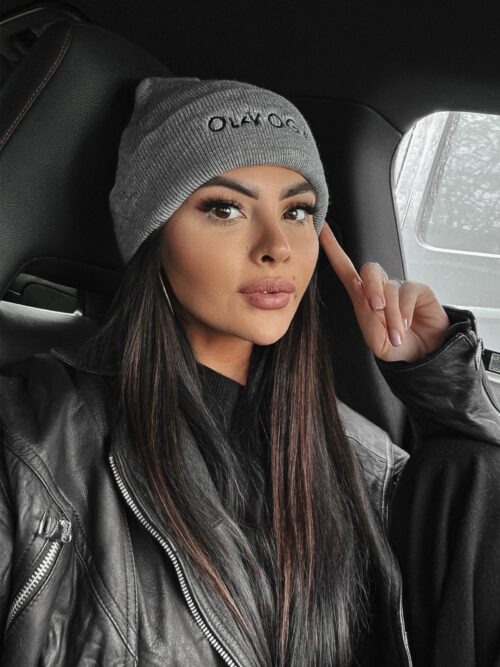 Czapka dzianinowa beanie Joel Ola Voga szara