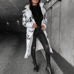 Płaszcz pikowany ocieplany Canosa Ola Voga ecru