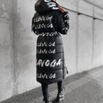 Płaszcz pikowany ocieplany Canosa Ola Voga czarny