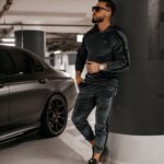 Komplet męski dresowy Elick Ola Voga stalowy